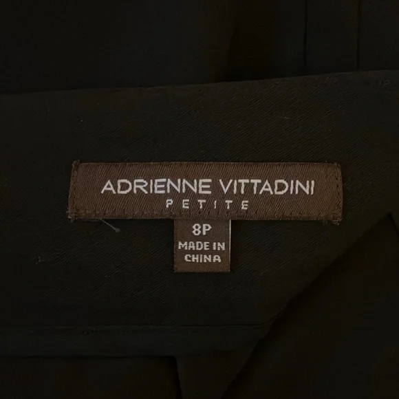 Adrienne Vittadini Black Career Skirt Sz 8P - Picture 8 of 10